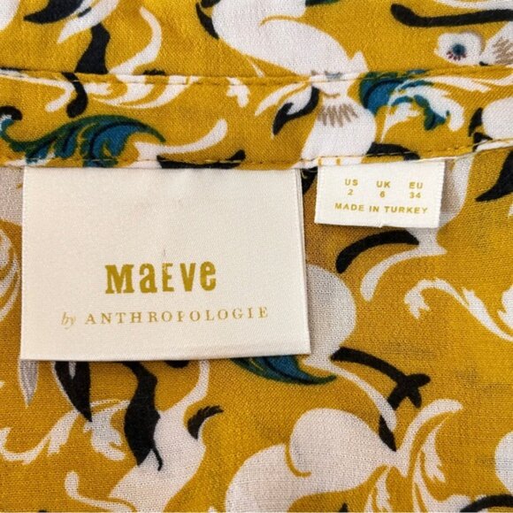 Maeve Anthropologie Janie Hare Flouncy Blouse - Picture 11 of 14